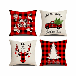 Set 2 fundas para cojin navideño