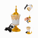 Quemador de aroma de ceramica y metalBlanco: 44Negro:15Verde:20