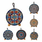 Base térmica  individual mandala de cerámica