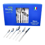 Set de 36 Cubiertos de Acero