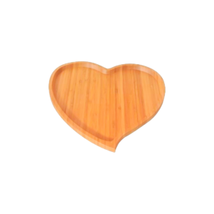 Bandeja de 1 corazón de bambú(KX 650-15)