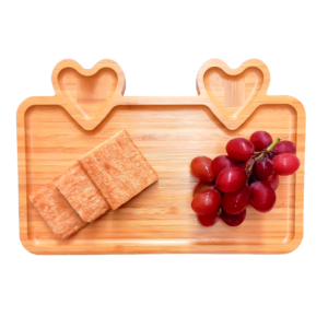 Bandeja rectangular con 2corazones (KX 650-27)