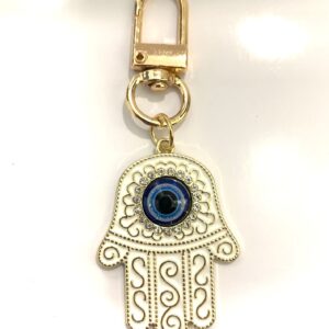 Llavero mano de fatima BLANCA