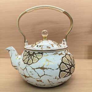 Tetera de metal diseño arabe FLORES