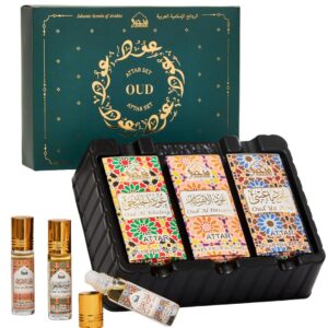 Esencia perfume DUKHNI  Attar Oud caja verde