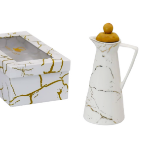 Aceitero individual porcelana, diseño grietas (KX 2811S-W-1S)