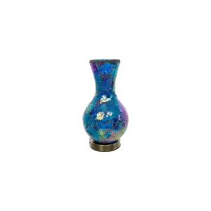 Lampara de jarrón pequeño azul tornasol(1#)