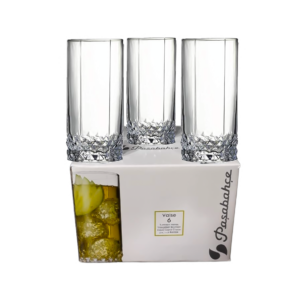 Set 6 vasos de vidrio Pasabahce Valse (42942)