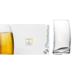 Set 6 vasos de vidrio, Pasabahce Penguen (42550)