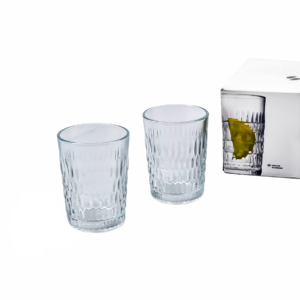 Set 6 vasos de vidrio Pasabahce Rain (520302)