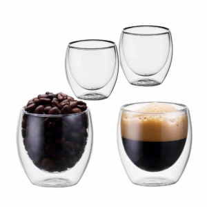 Taza cristal doble pared 8OZ