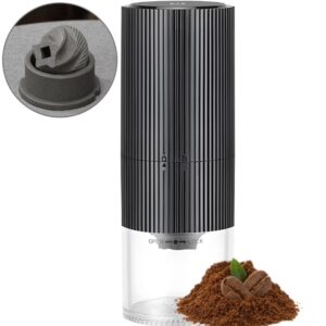 Molino para café portatil y recargable, con regulador de molienda