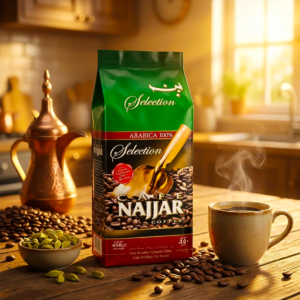 Café con cardamomo molido Najjar 200g
