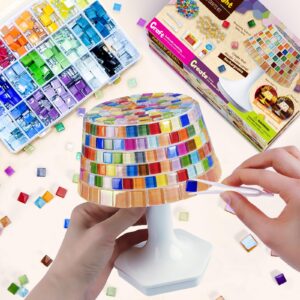 kit para hacer lampara de mesa multicolor