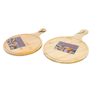 Tabla para pizza pequeño de bambú(KX 599-16)