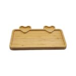 Bandeja rectangular con 2corazones (KX 650-27)