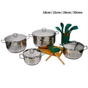 Set de 4 ollas de acero Mimarsinan Korex Collection (S-1830-PL)