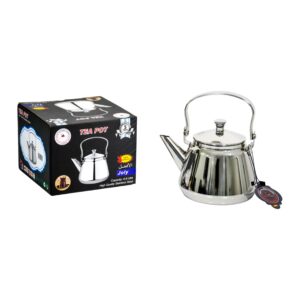 Tetera individual metal acero 0.9 L (KX)