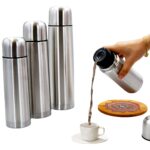 Termo metálico plateado 0.35L Vacuum Flask (KX 1-1).