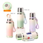 Termo metálico degradado 550ml AMSZM (KX16558-1)Rosa-Lila-Verde.