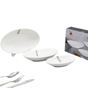 Set 3 bowls de porcelana, 3 tamaños,caja gris (KX PD5362-8.5´´+10.5´´+12´´)