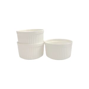 PBO43 Set 3 moldes para muffin de porcelana 180ml (KX 4088)