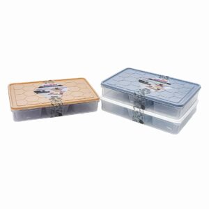 Set 8 tuppers plásticos 250ml, 900ml, 4.1L (111604)