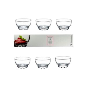Set 6 mini bowl de vidrio, Pasabahce Karaman (53523)