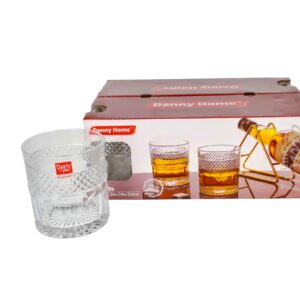 Set de 6 vasos cortos para whisky, Danny Home  Paradis 290ml(KX 1988-26)