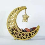 Luna dorada, calado en metal
