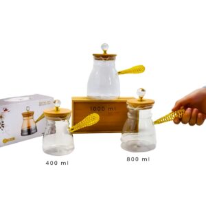 Cafetera turca cristal transparente 400ml