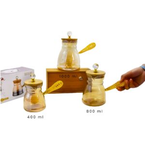 Cafetera turca cristal ámbar 1000ml